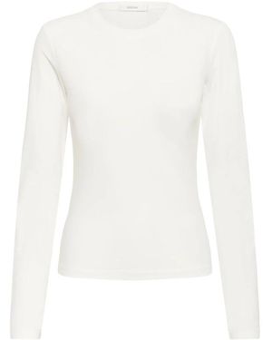 Gestuz Tops ,Wit ,Tops Met Lange Mouwen