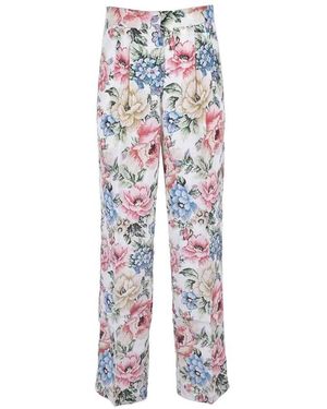 Erika Cavallini Semi Couture Straight trousers - Blau