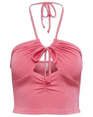 ONLY Sleeveless Tops - Pink