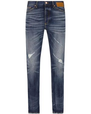 Palm Angels Slim-Fit Jeans - Blue
