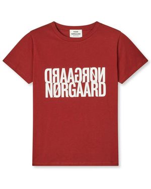 Mads Nørgaard Klassieke Wijn T-Shirt Trenda P - Rood