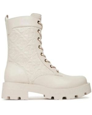 Guess Lace-Up Boots - Neutro