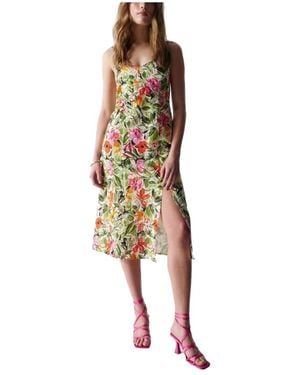 Salsa Jeans Midi Dresses - Green