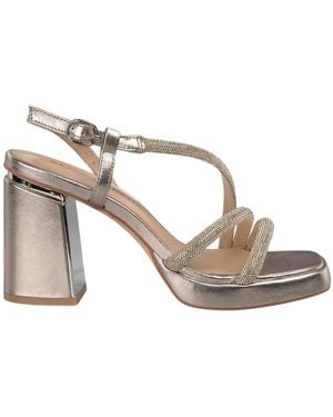 Alma En Pena. High Heel Sandals - Metallic