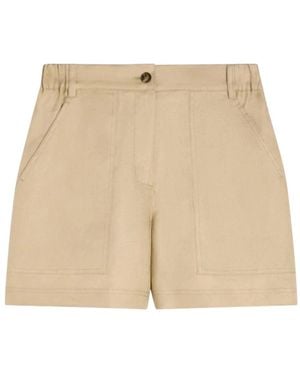Max Mara Short Shorts - Natural