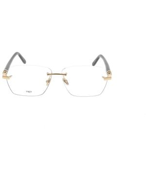 Fred Stylische Eyewear Mit 60Mm Linse - Mettallic