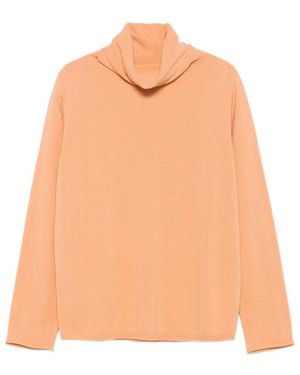 Le Tricot Perugia Turtlenecks - Orange