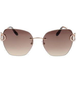 Chopard Accessoires ,Geel ,Zonnebril - Bruin