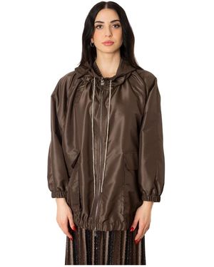 D.exterior Jassen ,Bruin ,Polyester Taffetas Jack