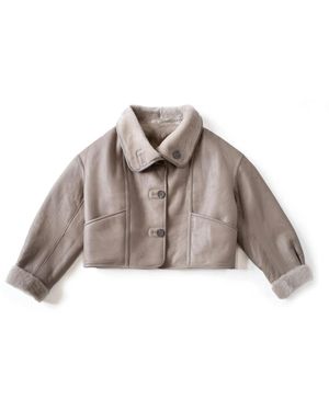 Just things we like Faux Fur & Shearling Jackets - Grey
