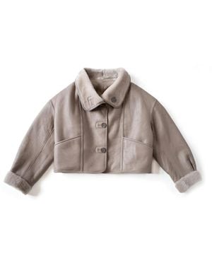 Just things we like Faux Fur & Shearling Jackets - Grey