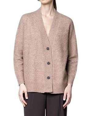 Kaos Truien & Vesten ,Wol V-Hals Vest - Naturel