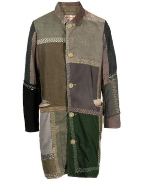 By Walid Single-Breasted Coats - Green