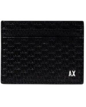 ARMANI EXCHANGE Wallets & Cardholders - Nero