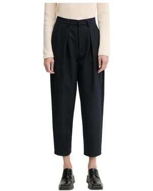 Marc O' Polo Cropped Trousers - Negro