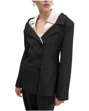 Stine Goya Einknopf-Blazer - Schwarz