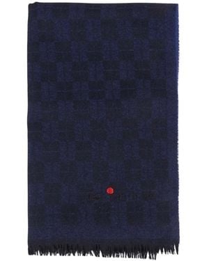 Kiton Winter Scarves - Azul