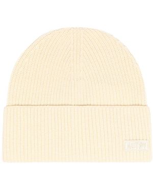 Autry Gerippte Beanie - Natur