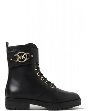 Michael Kors Lace-Up Boots - Negro