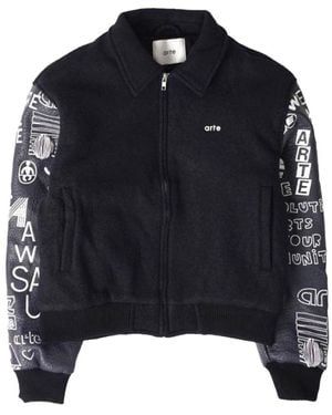 Arte' Bomber Jackets - Black
