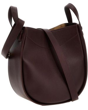 Loewe Hammock Slice Hobo Bag - Bruin