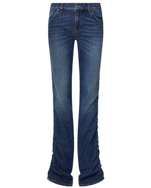 Liu Jo Jeans ,Blauw ,Katoen Low-Rise Bootcut Jeans
