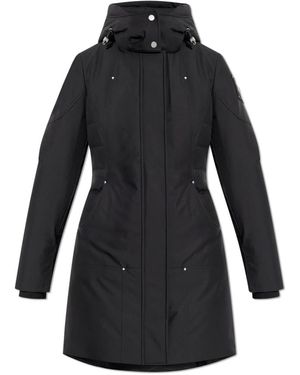 Moose Knuckles Jas Met Afneembare Capuchon - Zwart