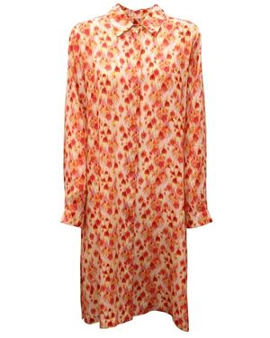 Max Mara Hemdkleid Im Pleiadi Var. 005 Design - Orange