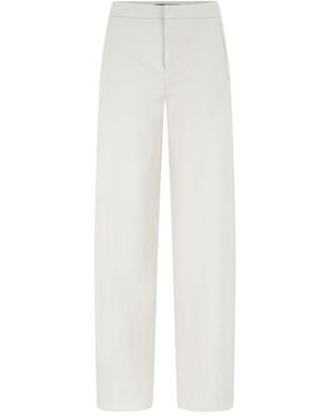DRYKORN Straight Trousers - White