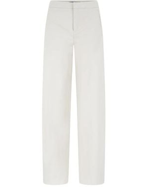 DRYKORN High-Waist Wide-Leg Hose - Weiß