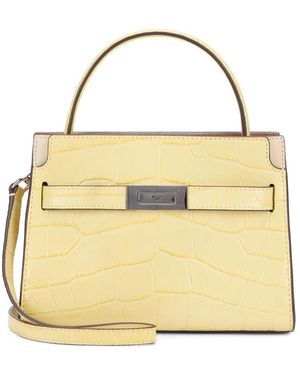 Tory Burch Tassen ,Geel ,Leer Lee Radziwill Kleine Handtas - Metallic