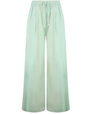 Herno Wide Trousers - Green