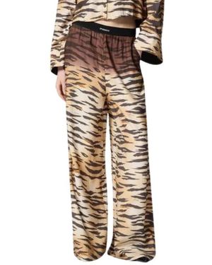 Pinko Wide Trousers - Natural