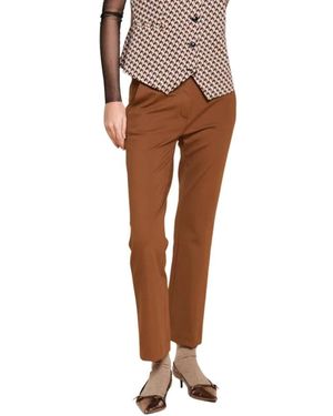 Mason's Cropped Trousers - Brown