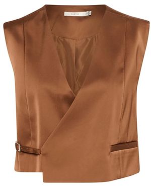Gestuz Vests - Marron