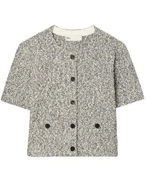 Tory Burch Tweed Jackets - Gray
