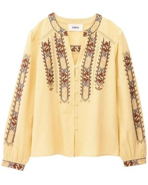 Ba&sh Overhemden ,Geel ,Shirt Faustina - Metallic
