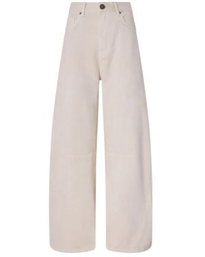 Pinko Jeans ,Katoen Emma Egg Barrel-Fit Jeans - Grijs