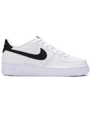 Nike Air Force 1 Leren Veterschoen - Wit