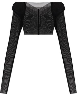 Rick Owens Long Sleeve Tops - Black