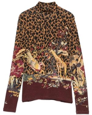 Etro Long Sleeve Tops - Marrón