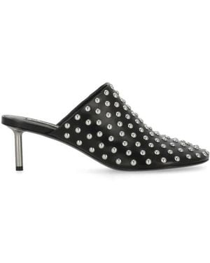 Jil Sander Heeled Mules - Negro