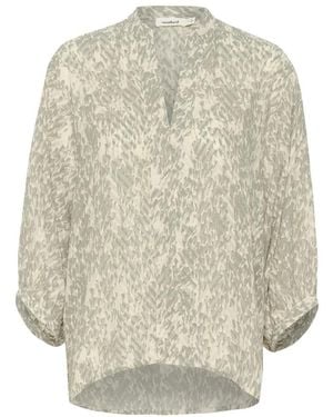 Soaked In Luxury Blouses - Natural
