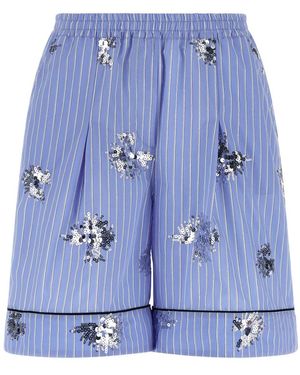 Le twins Mezzodì Bermuda Shorts - Blau