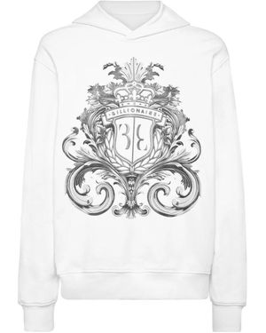 Billionaire B Baroque Hoodie - Wit
