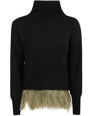 La DoubleJ High Kick Sweater - Schwarz