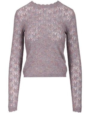 Isabel Marant Round-Neck Knitwear - Purple
