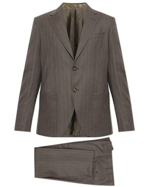 Etro Single Breasted Suits - Grigio