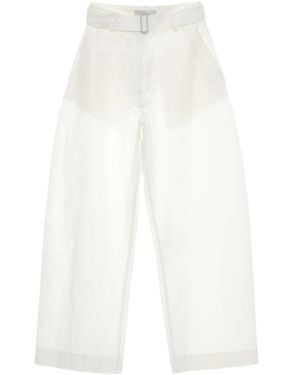 Studio Nicholson Wide Trousers - White