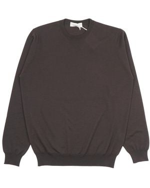 FILIPPO DE LAURENTIIS Round-Neck Knitwear - Grey